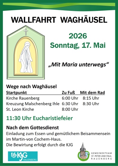 Wagh�usel-Wallfahrt 2026