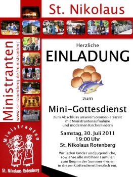 Mini-Gottesdienst 2011